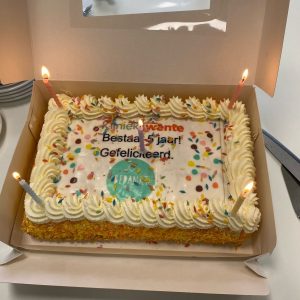 KliniekTwente - 5 jaar - taart